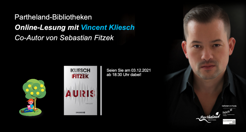 You are currently viewing Online-Lesung am 03.12.2021 mit Vincent Kliesch