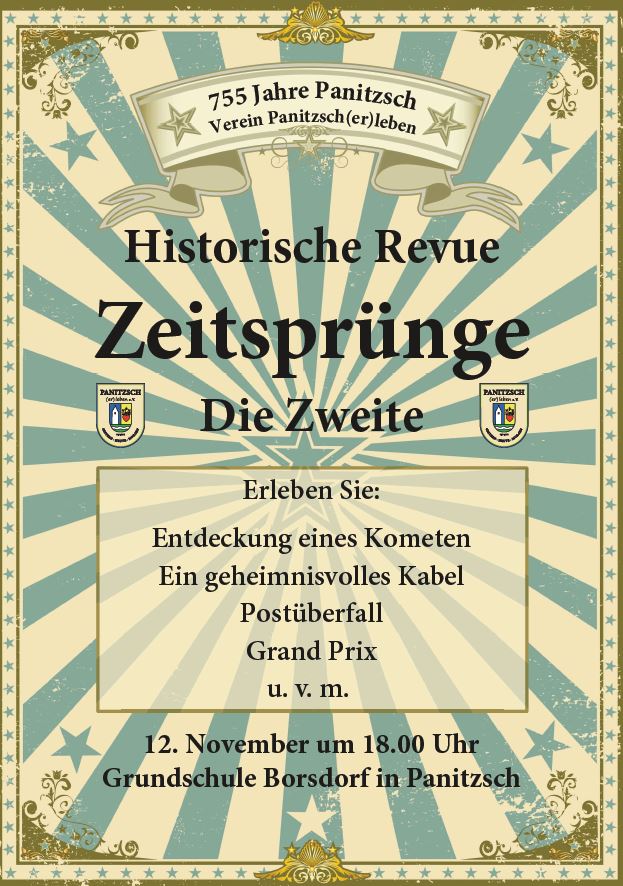 Neue Historische Revue - Panitzsch(er) leben @ Grundschule Borsdorf